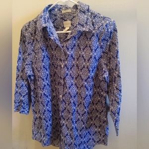 Chicos patterned button down